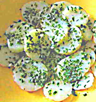 French Potato Salad Recipe With Tarragon Vinaigrette Dressing-image