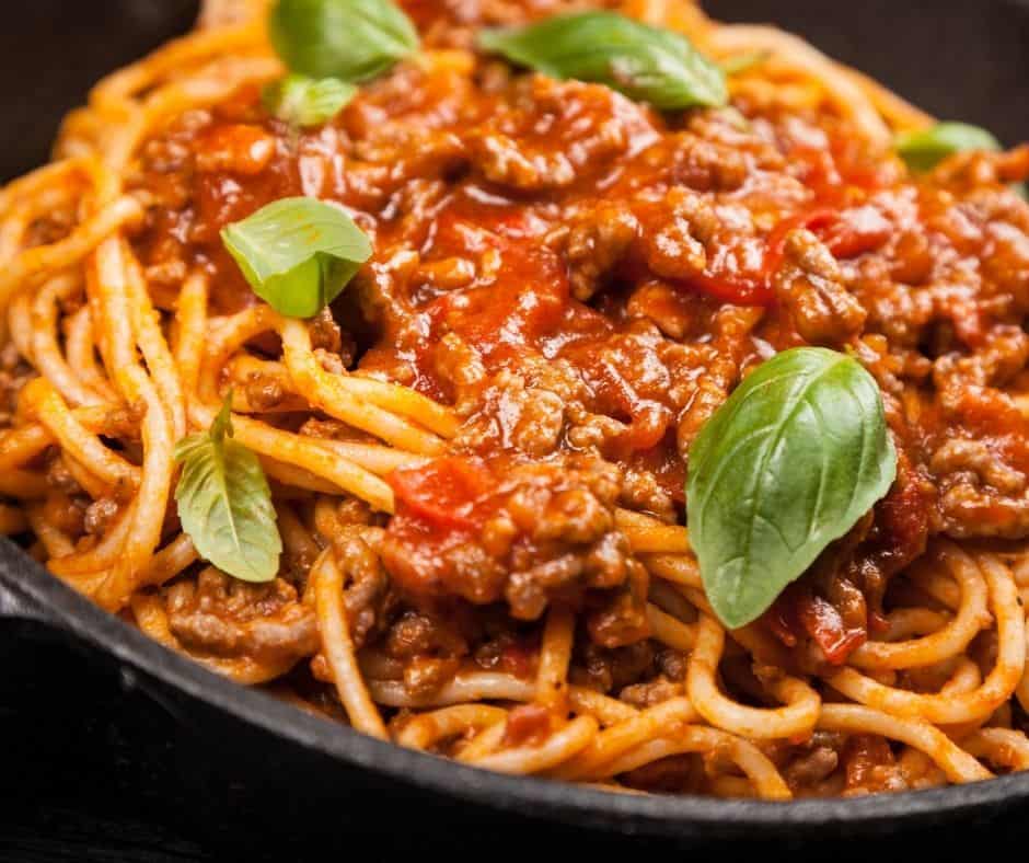 spaghetti bolognese