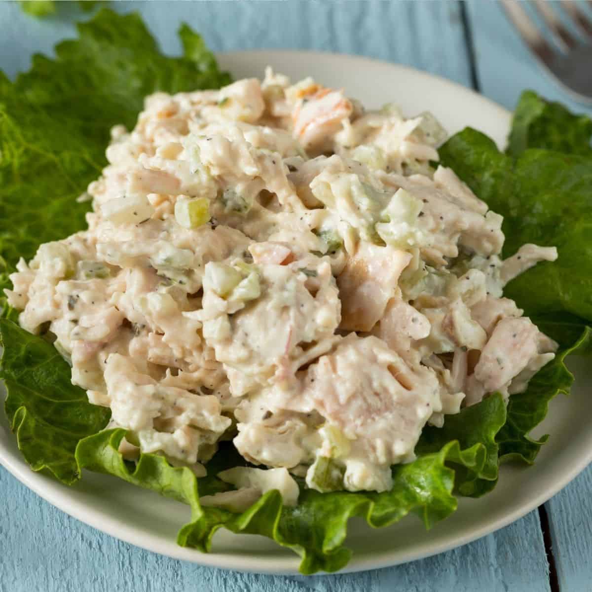 chicken salad recipe with almonds and orange mayo dressing