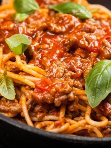 spaghetti -bolognese