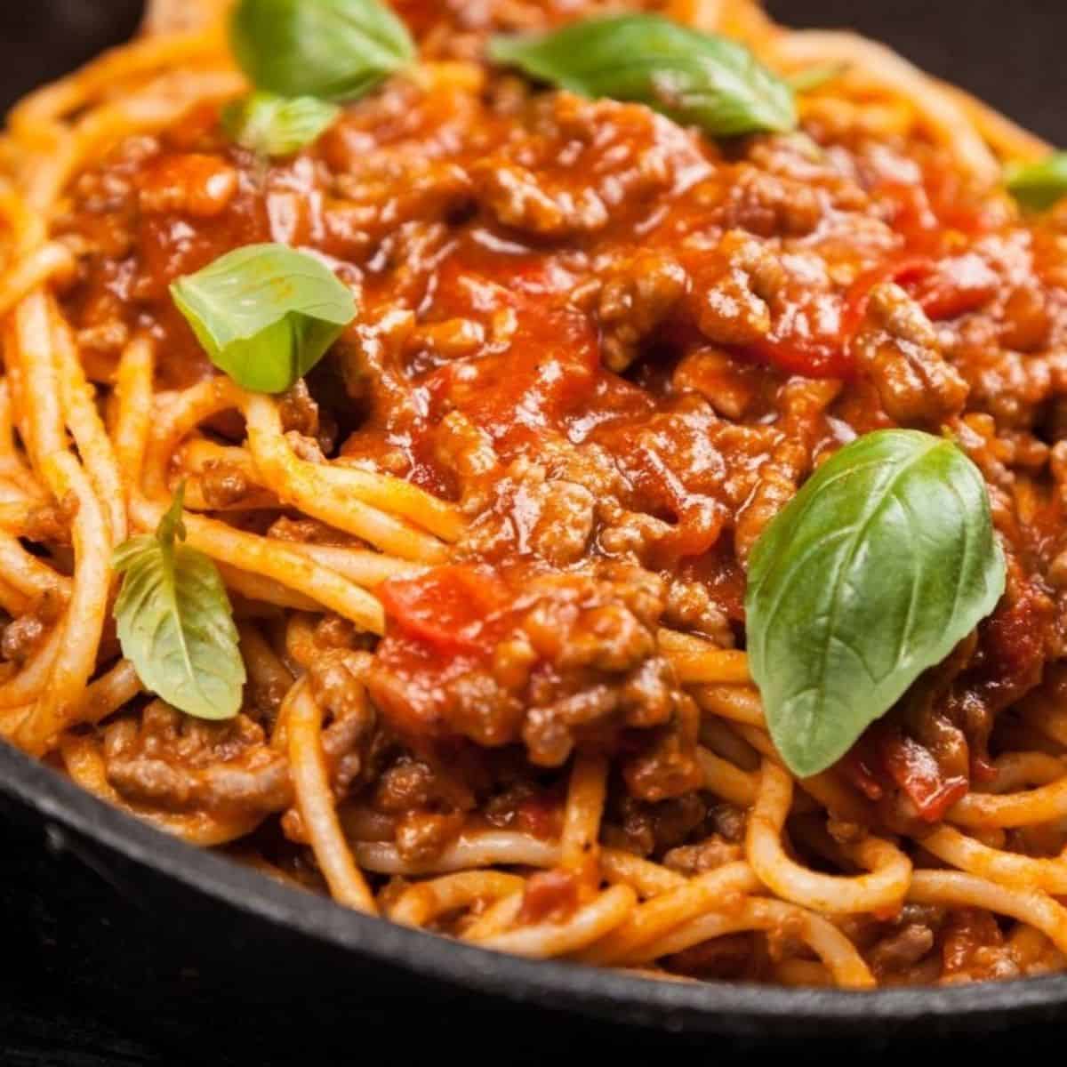 spaghetti -bolognese