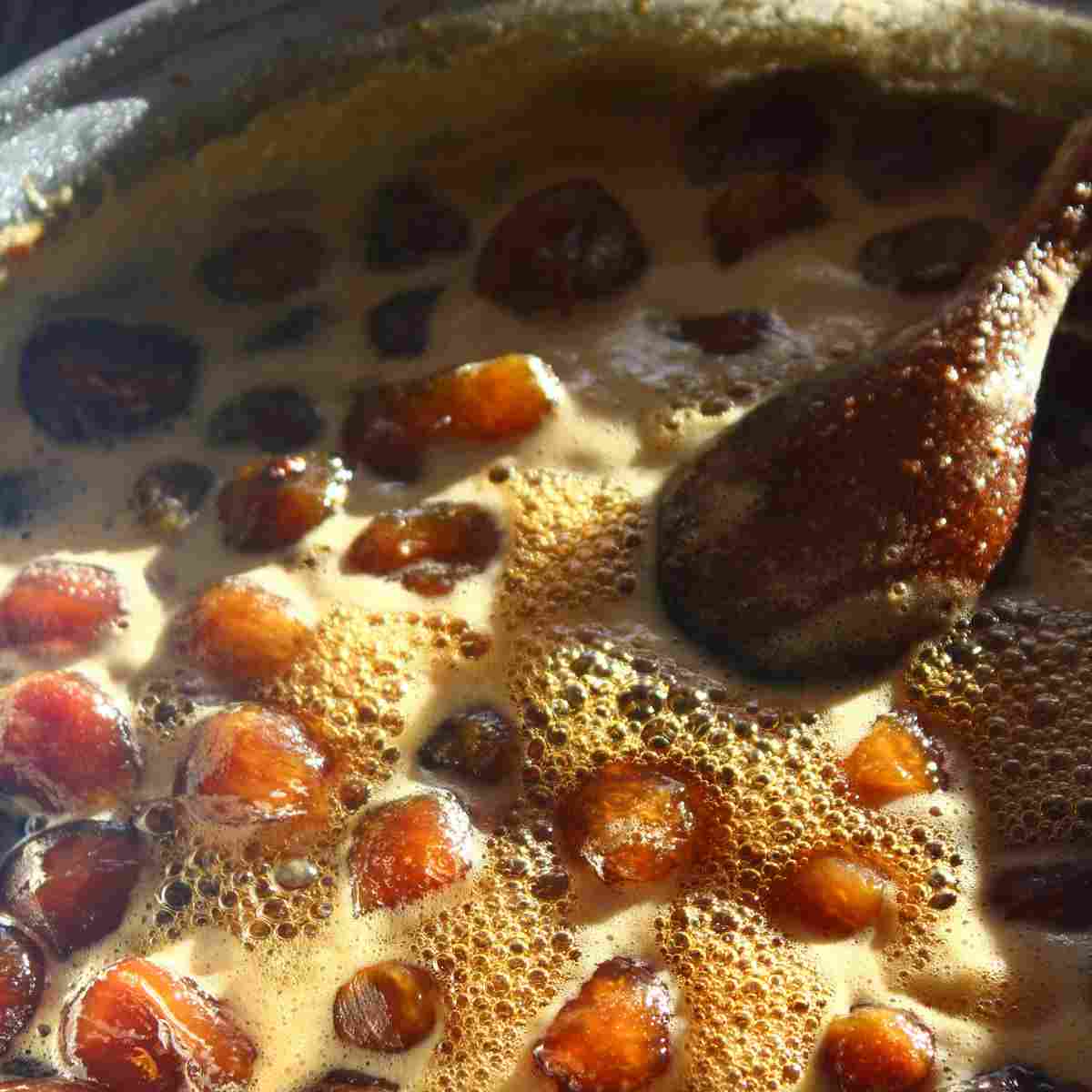 Boiling chestnuts to make puree for using in baking recipes is the best way.