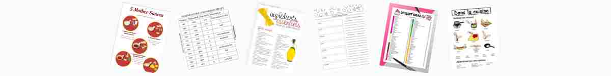 Six samples from the printable's library for subscribers to view.