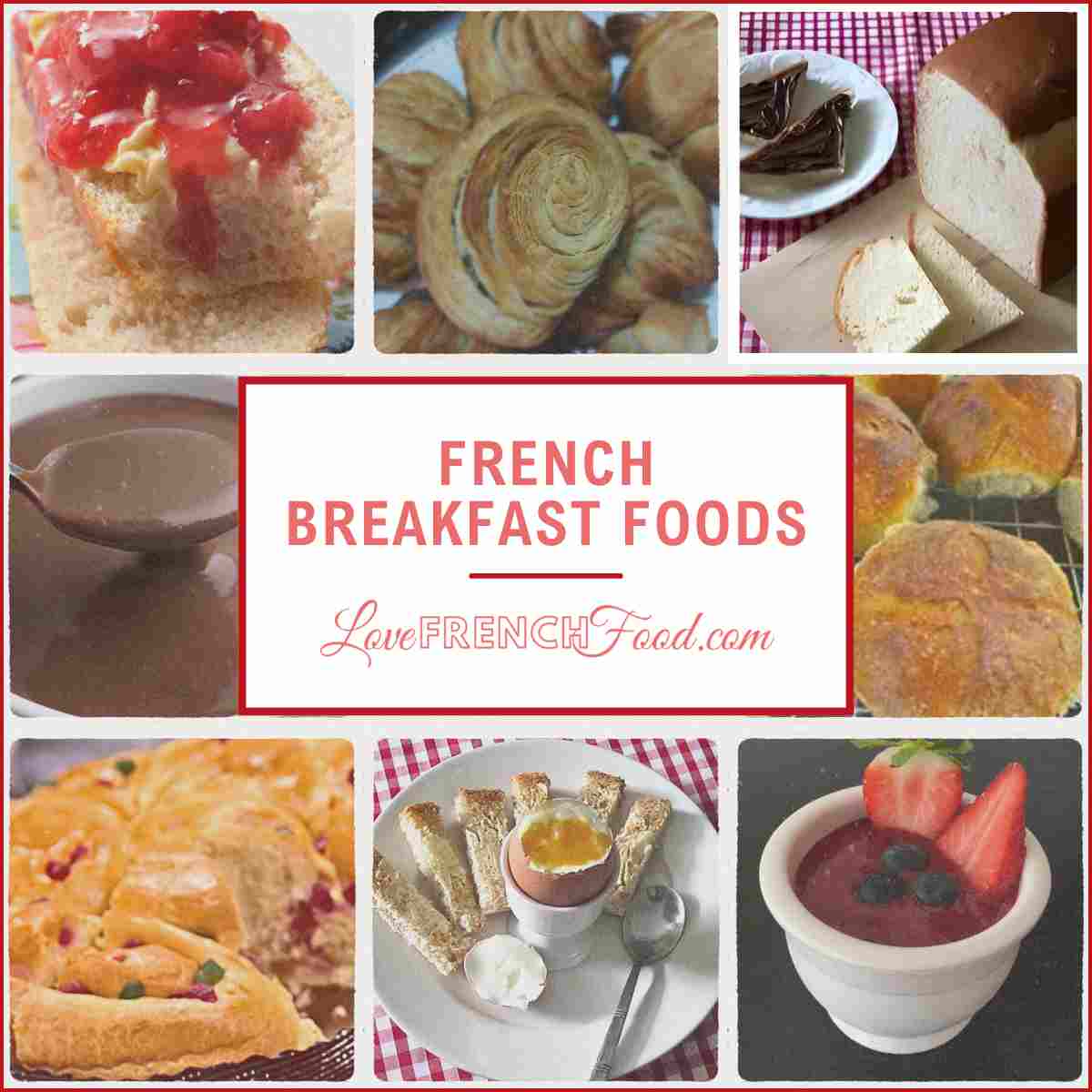 French breakfast foods, what petit déjeuner really means.
