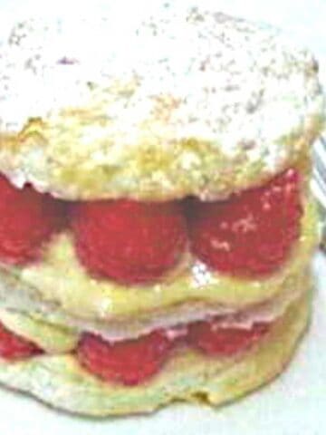 Raspberry Millefeuille is a classic French dessert. It is a French patisserie recipe.