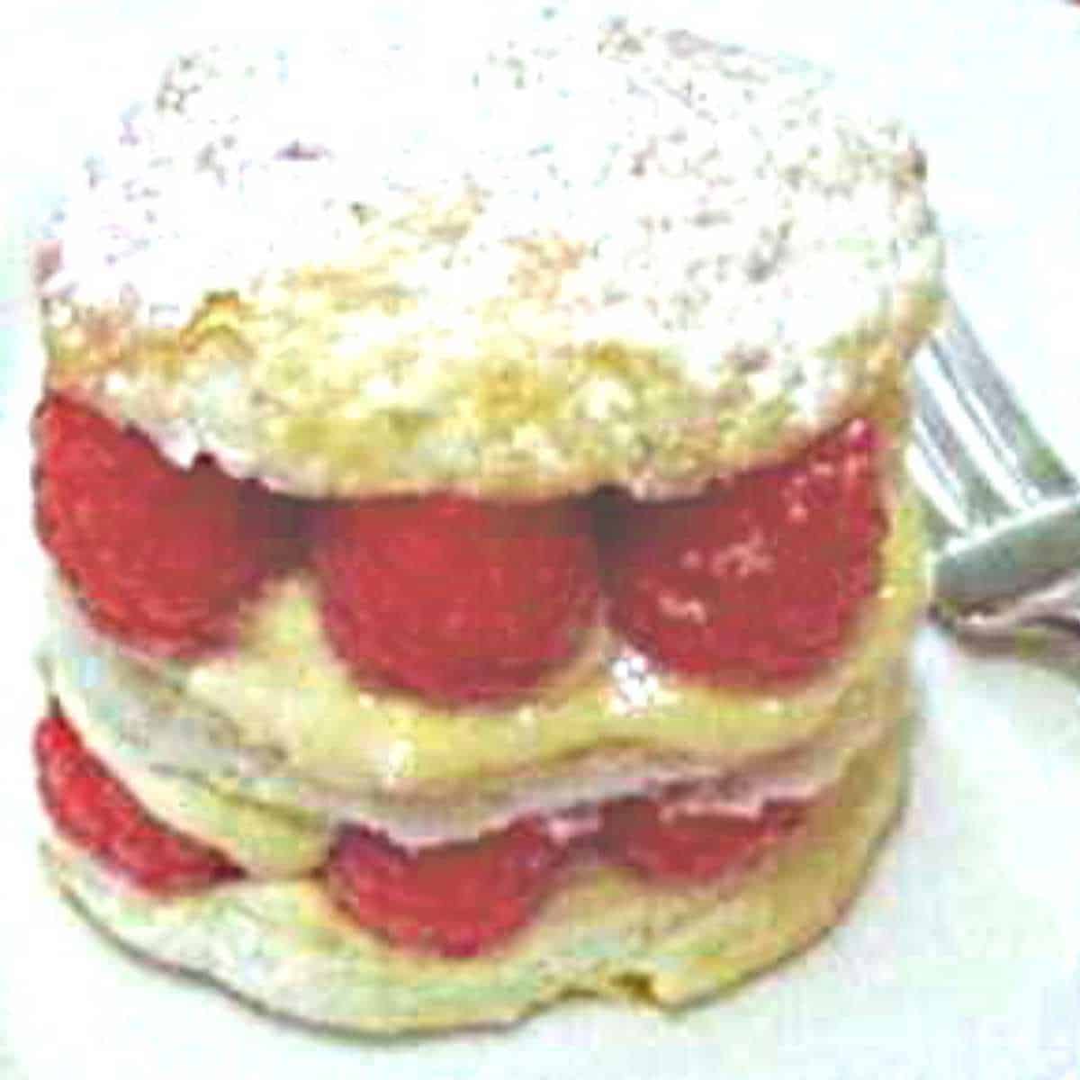 Raspberry Millefeuille is a classic French dessert. It is a French patisserie recipe.