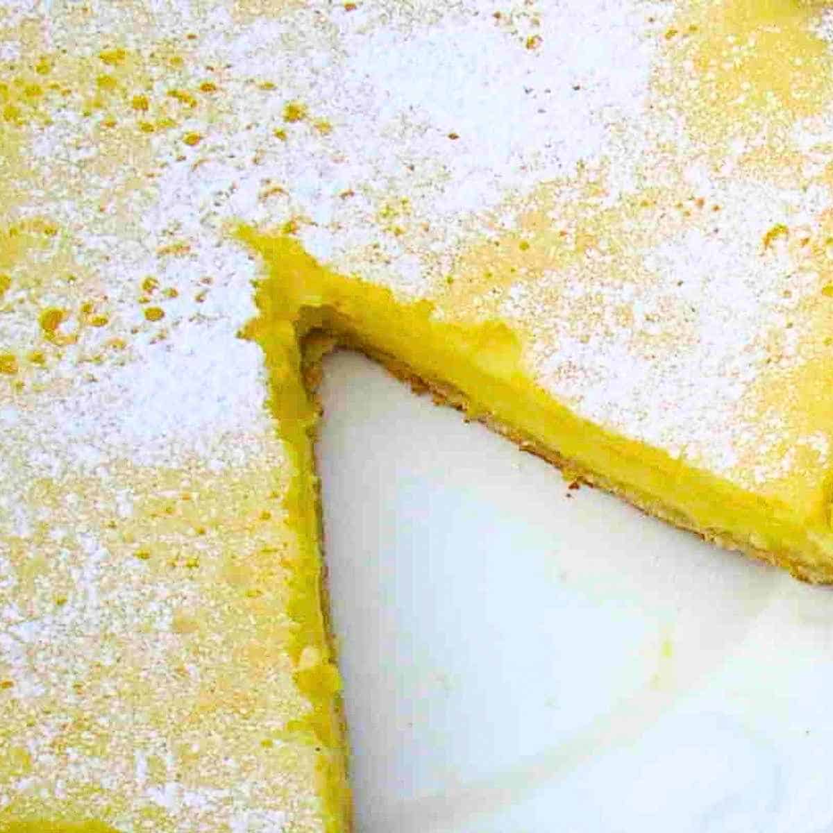 Best lemon tart is a classic French recipe with shortcrust pastry and lemon filling.