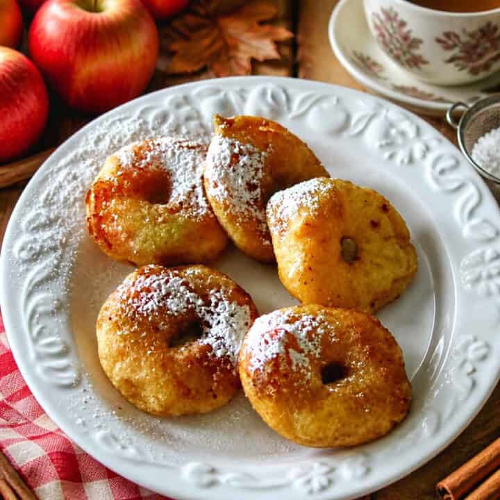 Apple Fritter Recipe with a delicious, crispy batter.